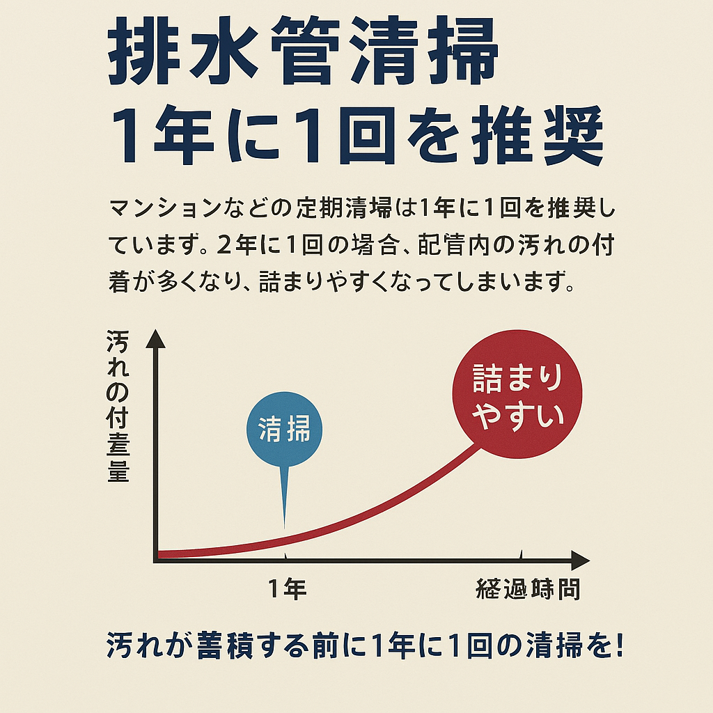 排水管清掃期間