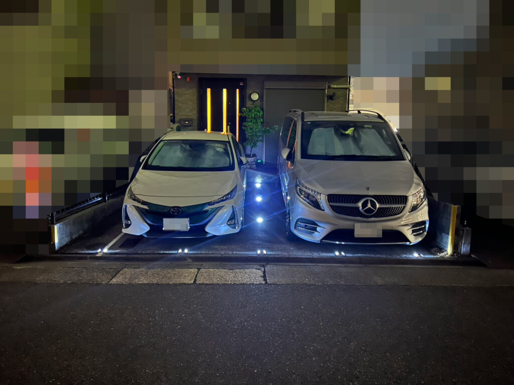 駐車場イルミネーション